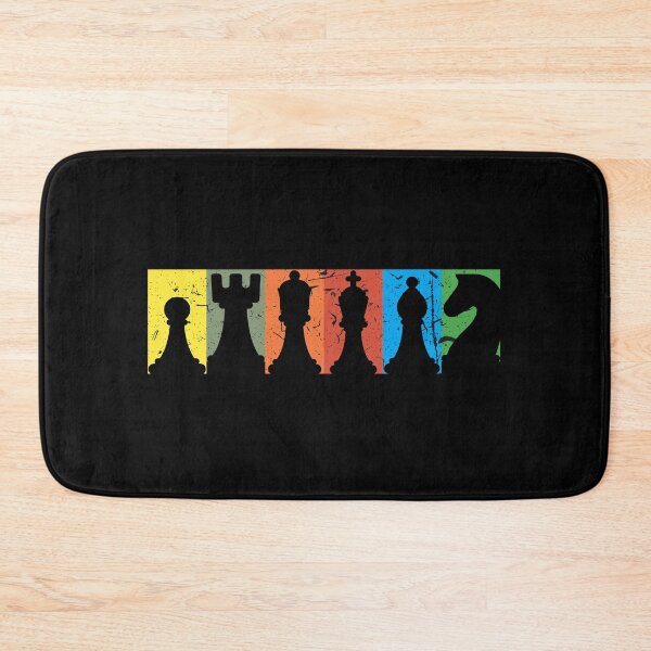 Item preview, Chess Game Chess Piece Retro Color Board Game designed and sold by MooonTees.