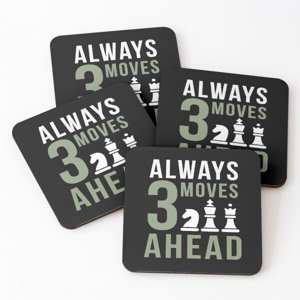 Item preview, Always 3 Moves Ahead Chess Chessman Board Game designed and sold by MooonTees.