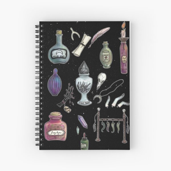 Witches' Stash Spiral Notebook