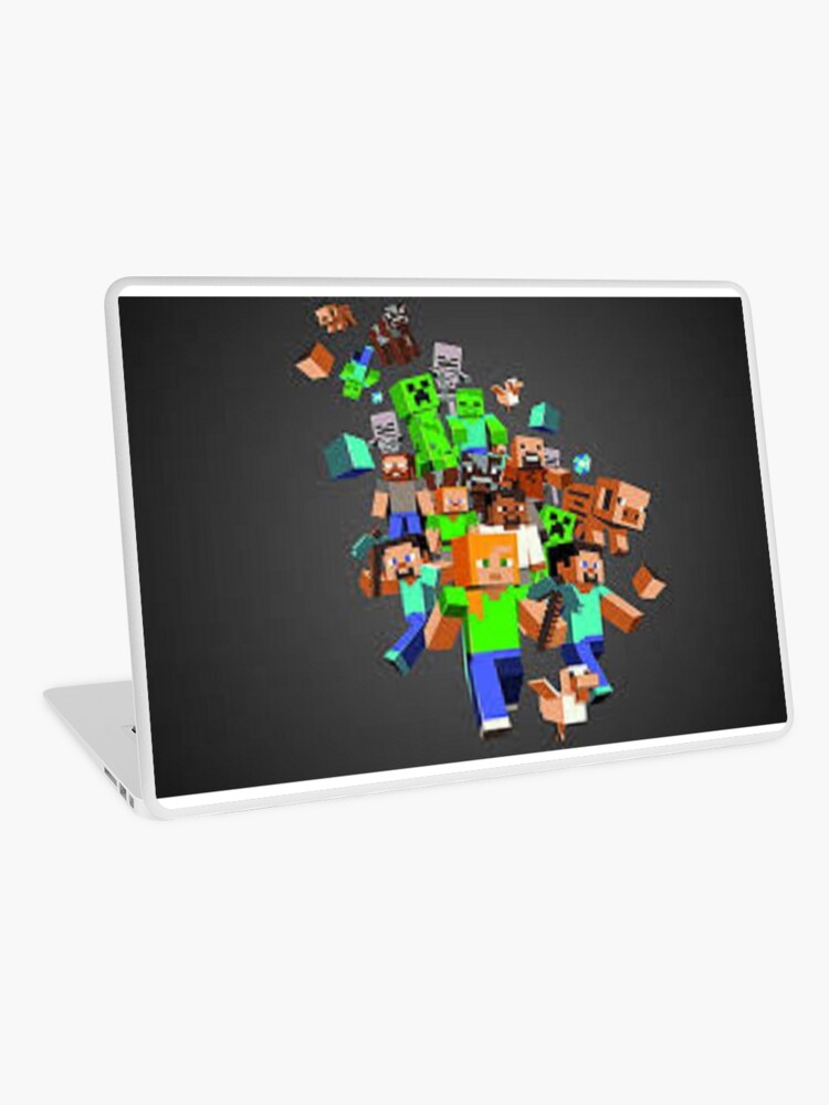 Minecraft Laptop Skin By Ilyesben13 Redbubble