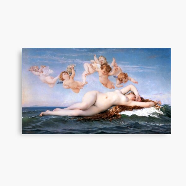 It's Aphrodite The Birth of Venus by Alexandre Cabanel Canvas Print
