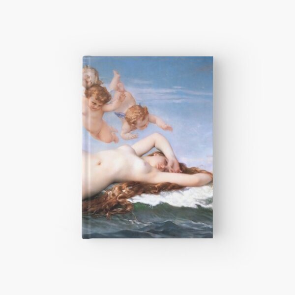 It's Aphrodite The Birth of Venus by Alexandre Cabanel Hardcover Journal