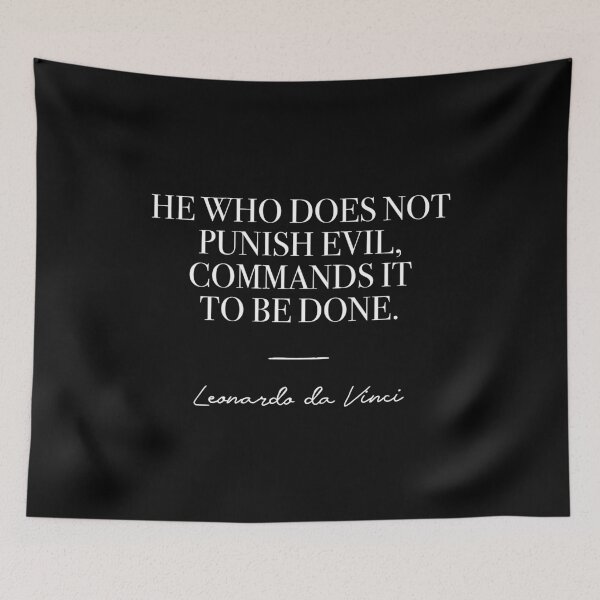 Item preview, He who does not punish evil, commands it to be done (white) designed and sold by didijuca.