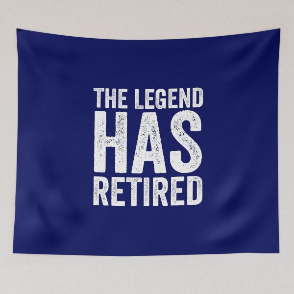 Item preview, The Legend Has Retired-The Legend Has Retired Slim Fit T-Shirt designed and sold by Al Collections.