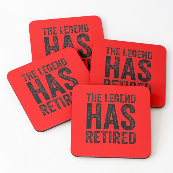 Item preview, The Legend Has Retired-The Legend Has Retired Slim Fit T-Shirt designed and sold by Al Collections.