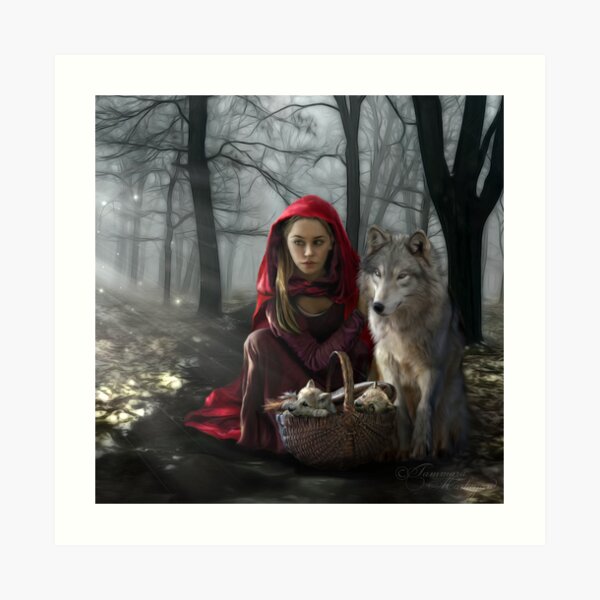 Enchantment Of the Wolf Art Print