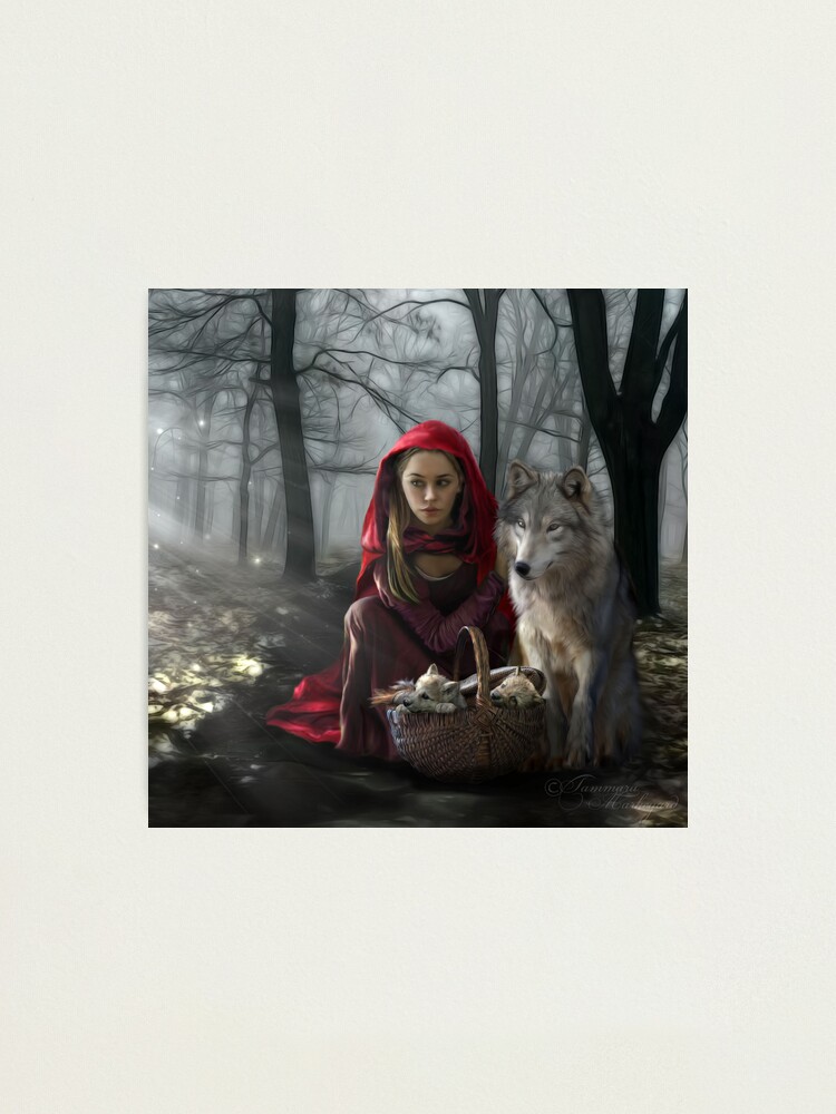 Alternate view of Enchantment Of the Wolf Photographic Print