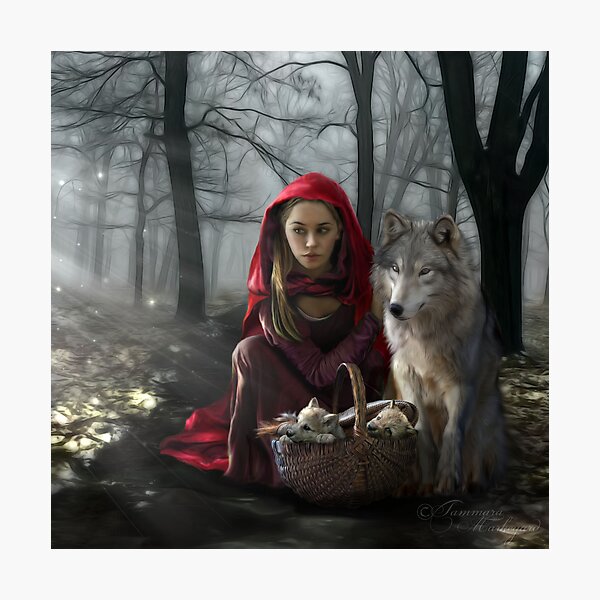 Enchantment Of the Wolf Photographic Print