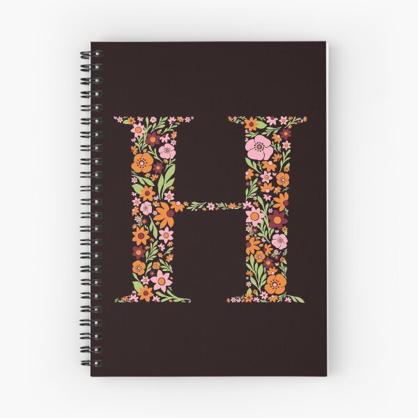 Artikelvorschau, Retro Blumenbuchstabe H. entworfen und verkauft von zeljkica.
