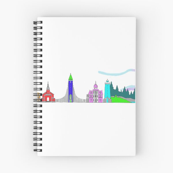 Item preview, Edificios de Reykjavik designed and sold by KitCatCards.