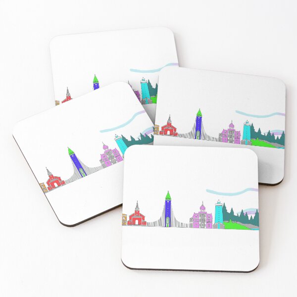 Item preview, Reykjavik buildings designed and sold by KitCatCards.