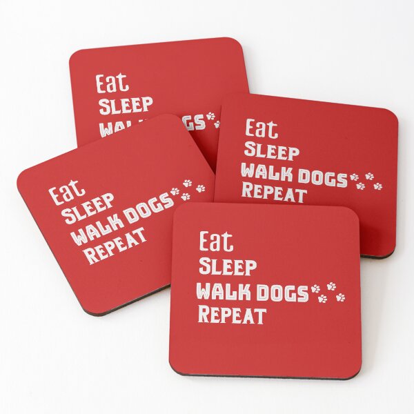 Artikelvorschau, Eat Sleep Walk Dogs wiederholen entworfen und verkauft von SparkleLiveLife.