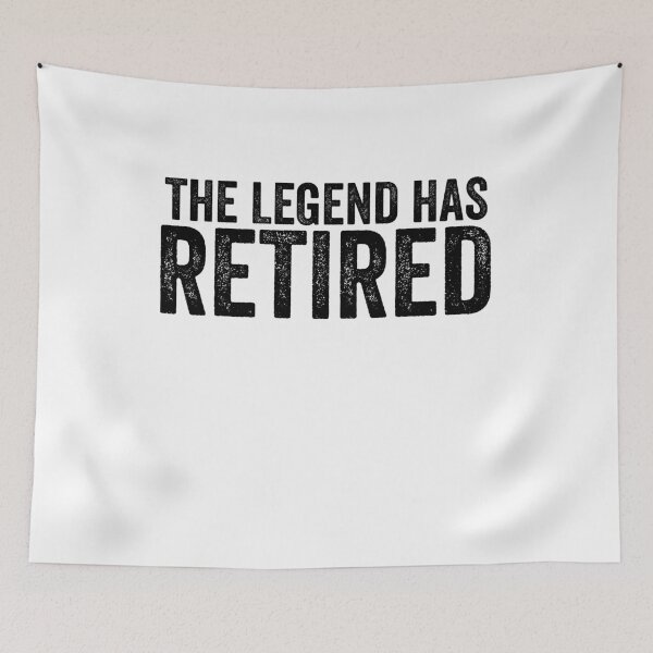 Item preview,  The Legend Has Retired-The Legend Has Retired Slim Fit T-Shirt designed and sold by Al Collections.