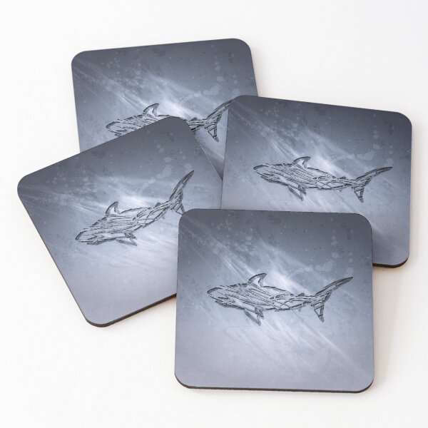 Item preview, Shark Abstract designed and sold by Destroyed-Pixel.