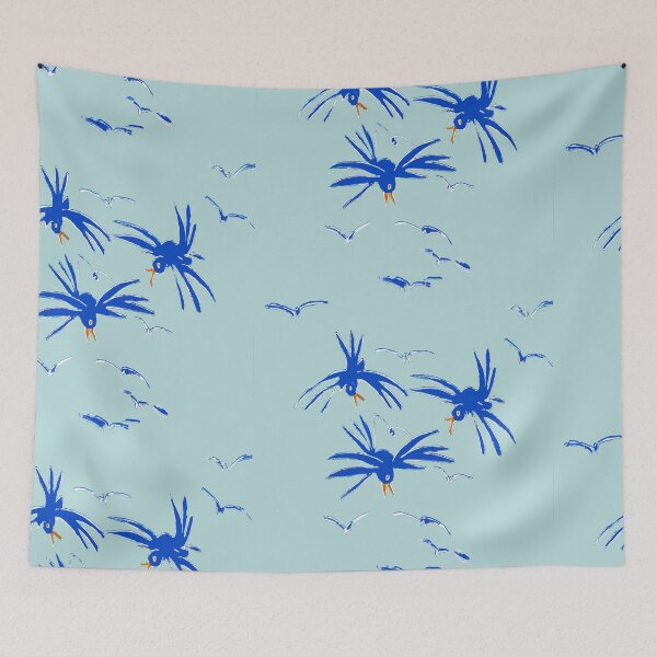 Item preview, Through the mist a burst of blue designed and sold by Refletsirises.