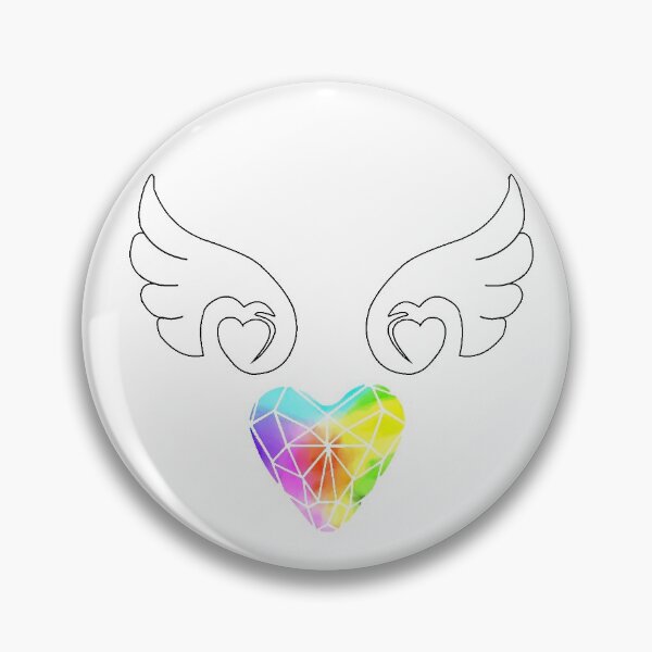 Item preview, Rainbow Heart Wings  designed and sold by CupidAnimations.