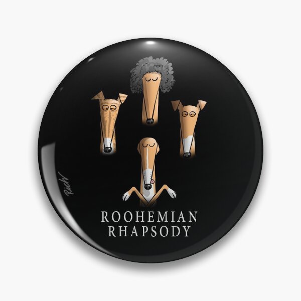 Item preview, Roohemian Rhapsody: pin button badge designed and sold by RichSkipworth.