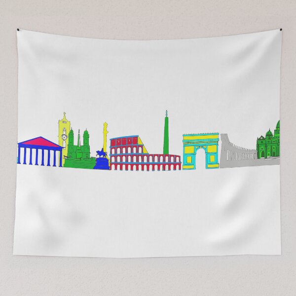 Item preview, Rome buildings designed and sold by KitCatCards.