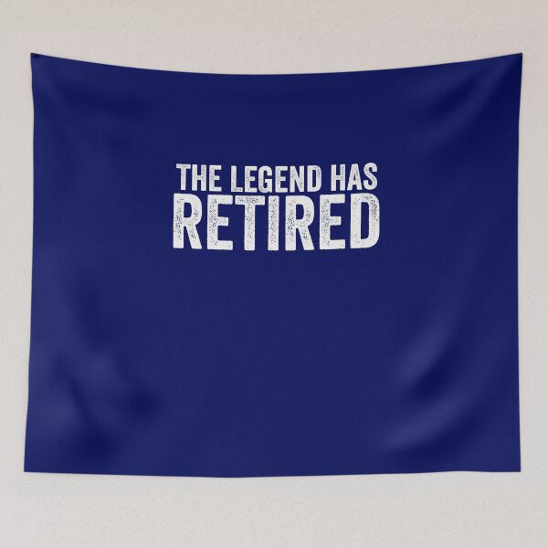 Item preview, The Legend Has Retired-The Legend Has Retired Slim Fit T-Shirt designed and sold by Al Collections.
