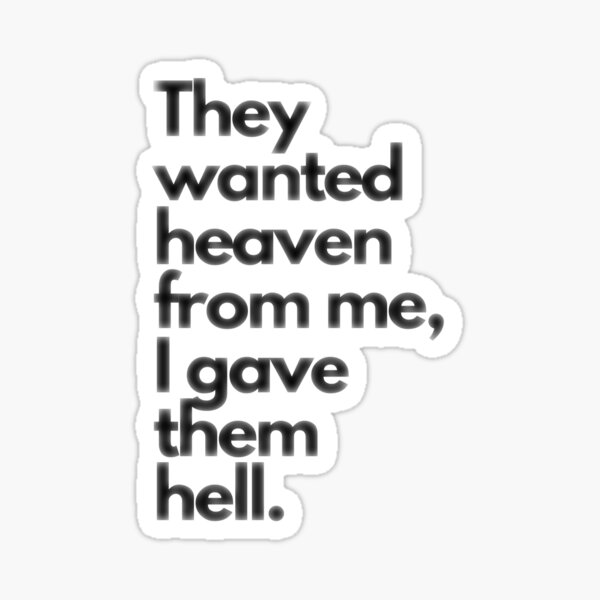 AJR Finale Neotheater Heaven and Hell Sticker