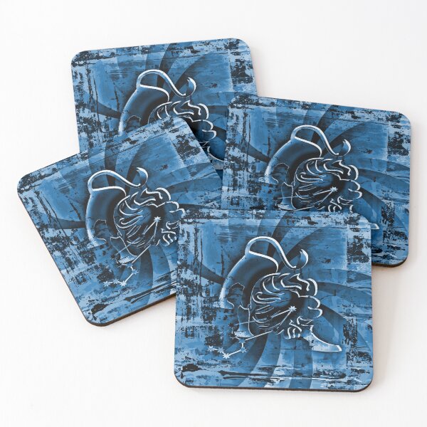 Item preview, Zodiac sign Leo in blue designed and sold by harietteh.