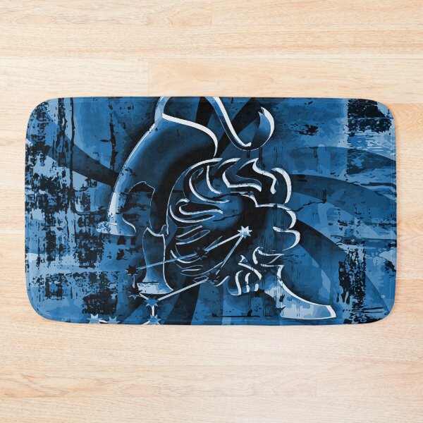 Item preview, Zodiac sign Leo in blue designed and sold by harietteh.