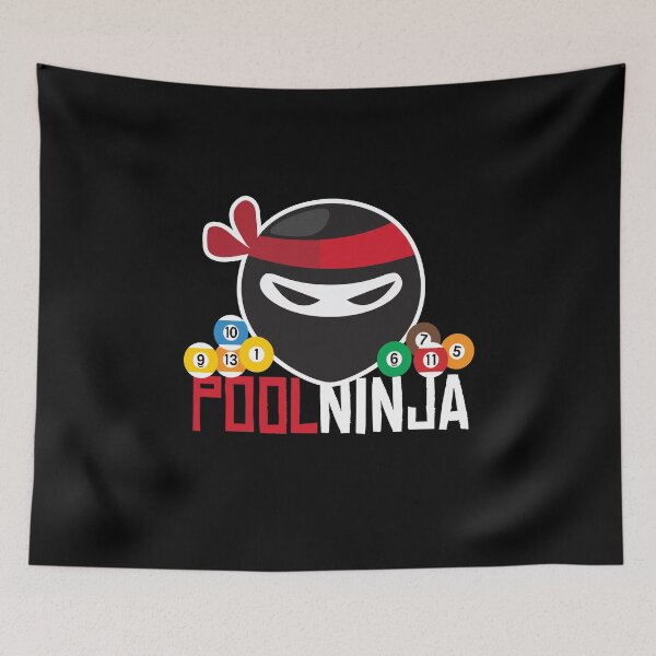 Item preview, Pool Ninja Billiard Ball Cue Pub Sports Snooker designed and sold by MooonTees.