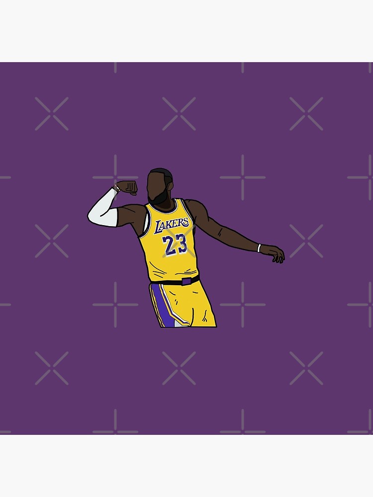 LeBron James Jersey | Art Board Print