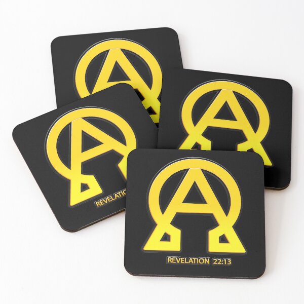 Item preview, Alpha and omega, Christian, Jesus, Bible Verse, Religious Symbol, Yellow Hero designed and sold by ChristianLife.