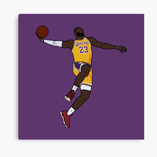 LA LeBron James Canvas Print for Sale by JJMoe7