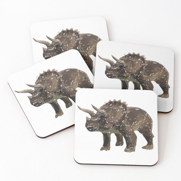 Item preview, Stylized triceratops digitally drawn designed and sold by RavoNeo.