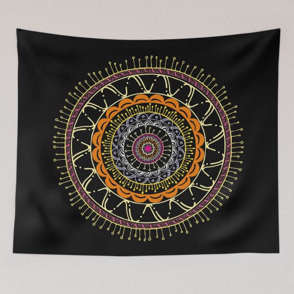 Item preview, Mandala dark and colors designed and sold by angeldecuir.
