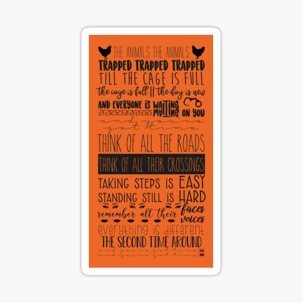 Orange est le nouveau noir Sticker