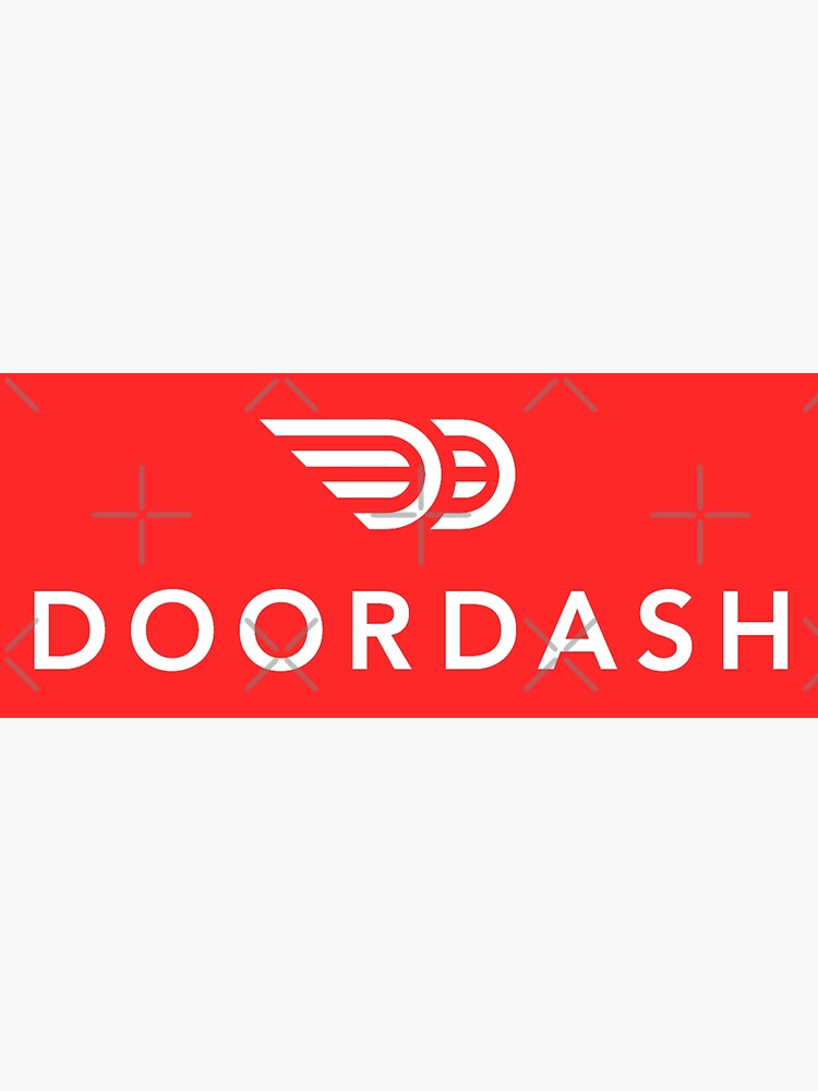 Doordash Driver Apparel Greeting Card By Purecreations Redbubble