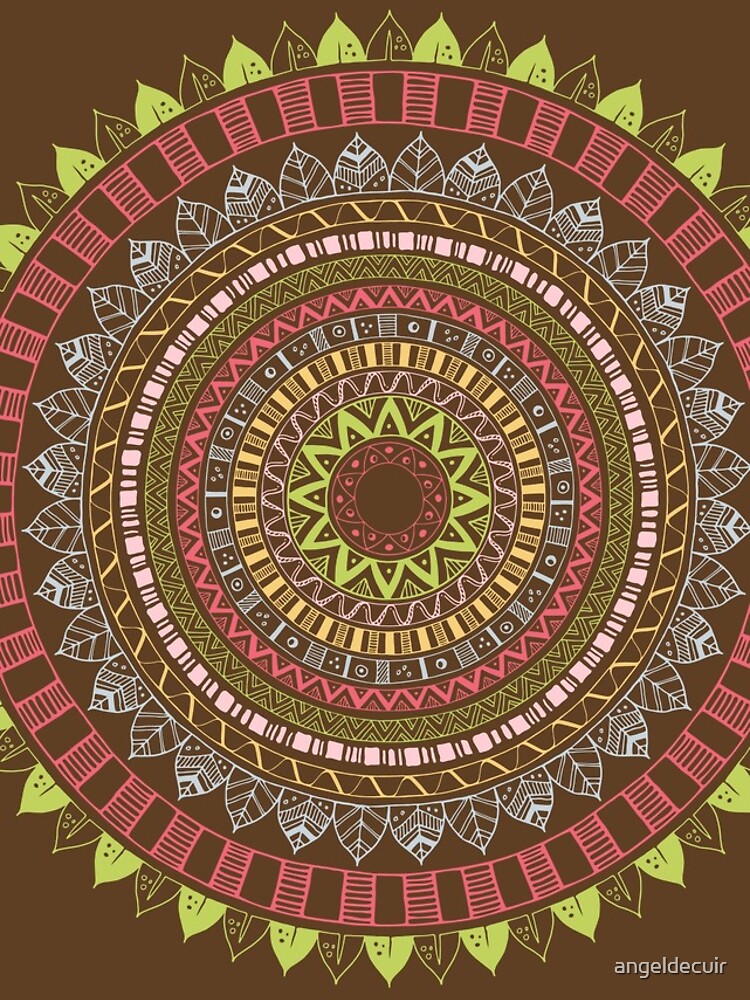 Boho mandala de angeldecuir