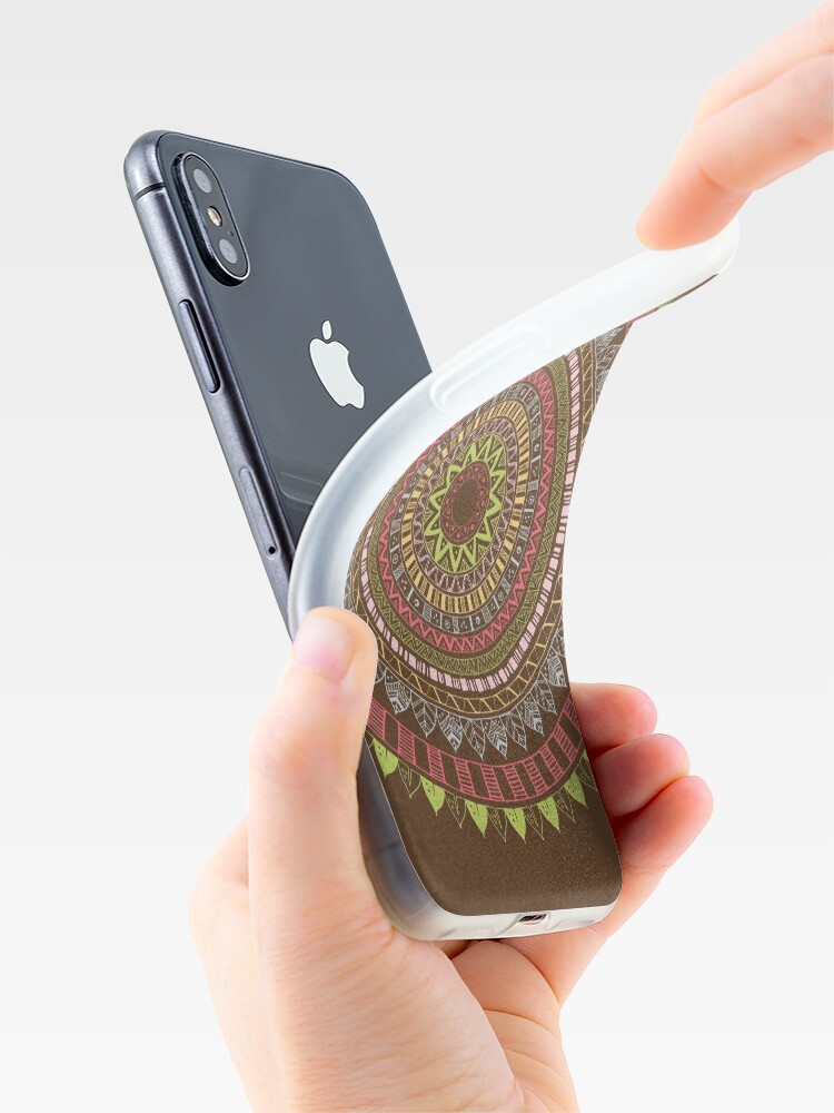 Vista alternativa de Funda de iPhone Boho mandala