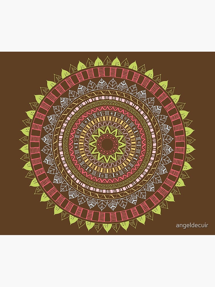 Boho mandala de angeldecuir