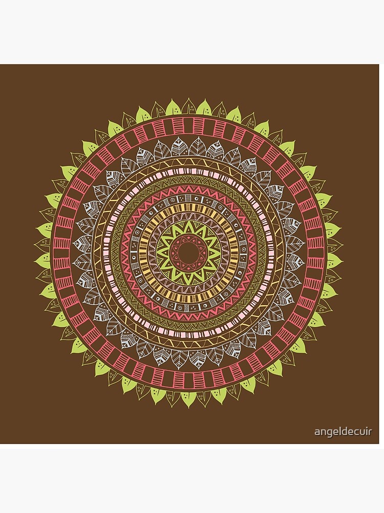 Boho mandala de angeldecuir