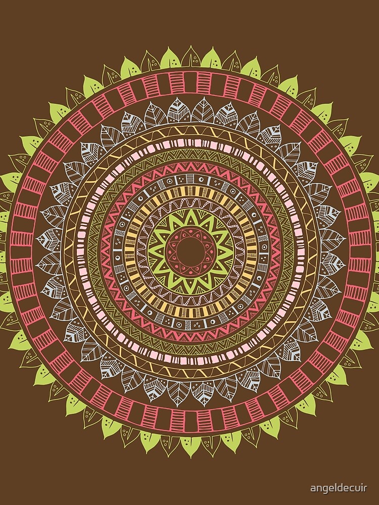 Boho mandala de angeldecuir
