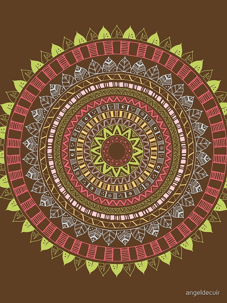 Boho mandala de angeldecuir