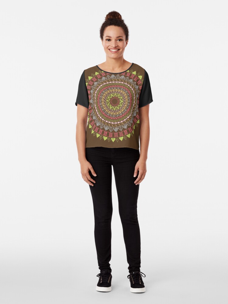 Vista alternativa de Blusa Boho mandala