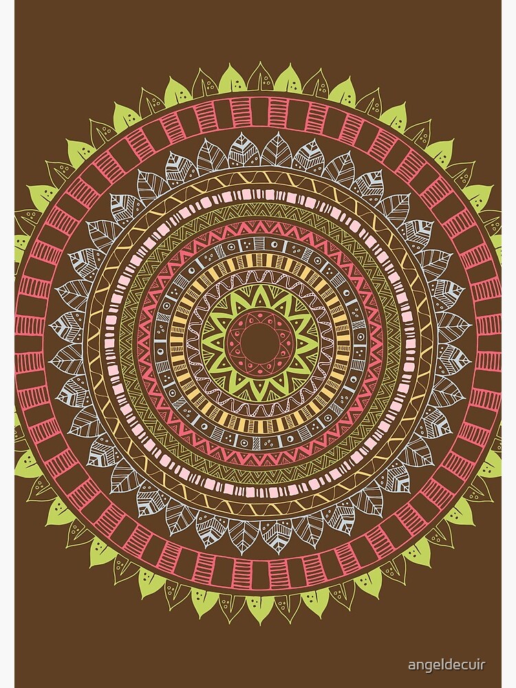Boho mandala de angeldecuir