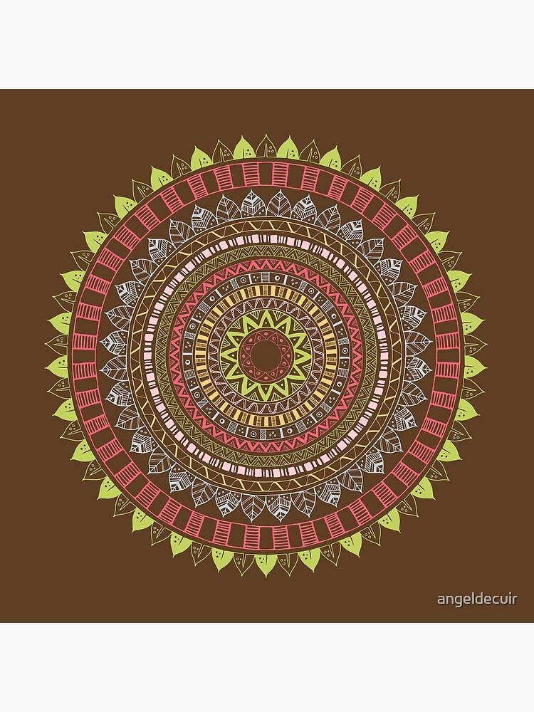 Boho mandala de angeldecuir