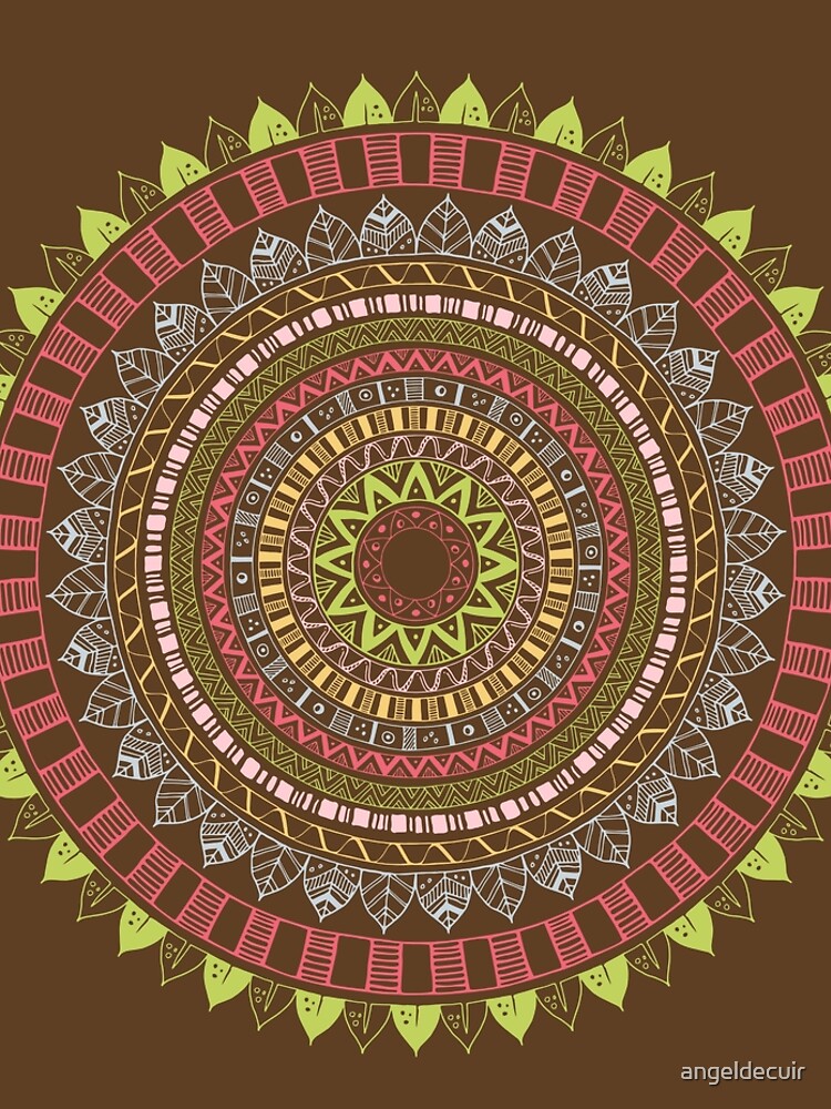 Boho mandala de angeldecuir