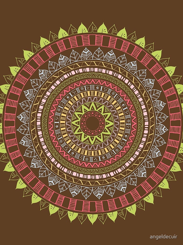 Boho mandala de angeldecuir