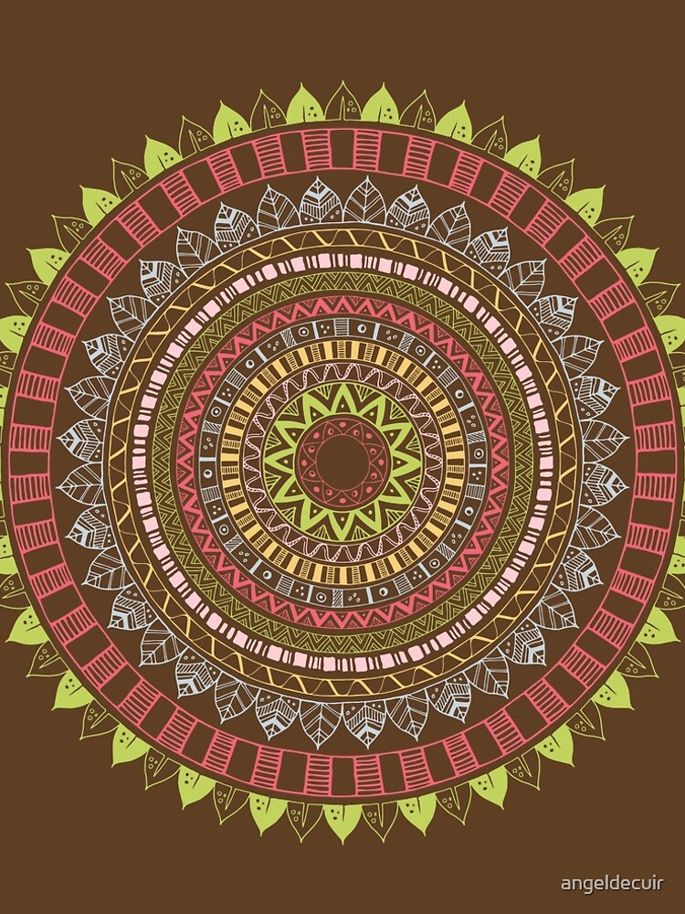 Boho mandala de angeldecuir