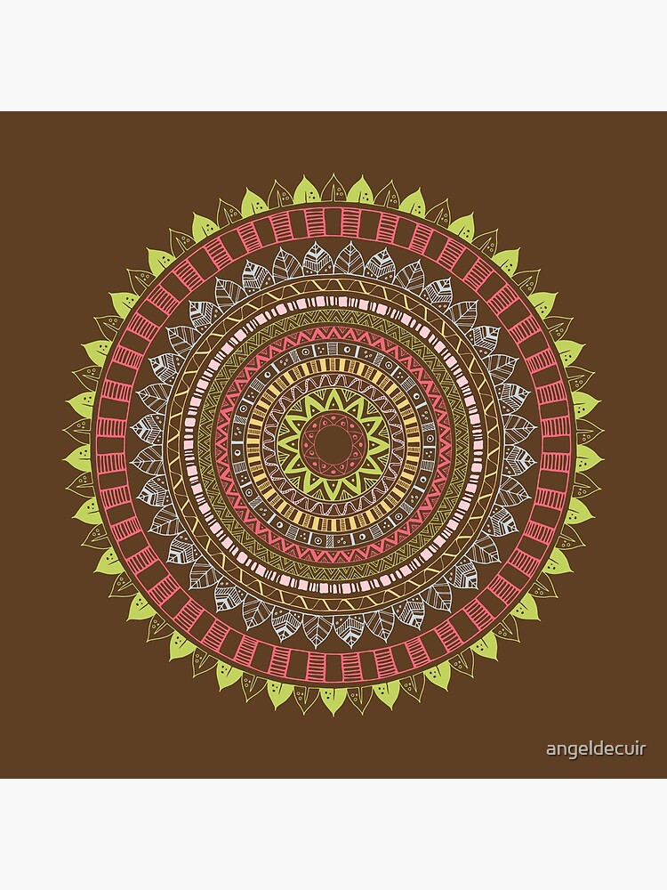 Boho mandala de angeldecuir