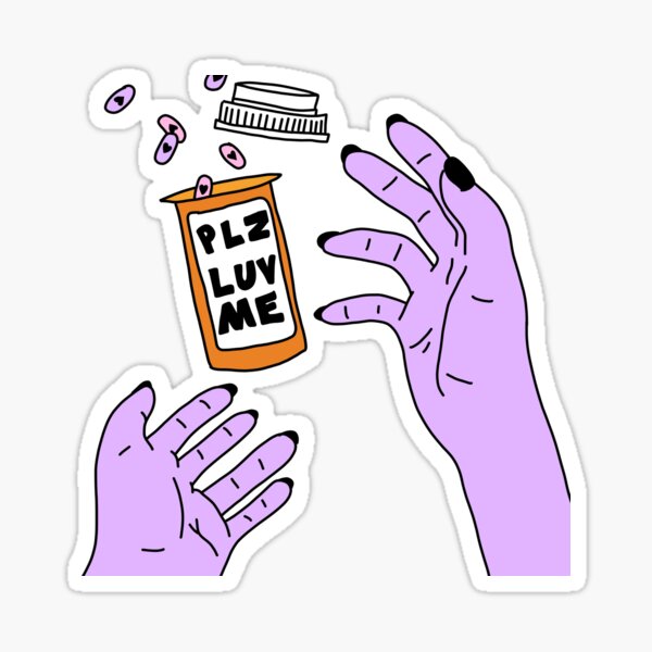 pls luv me Sticker