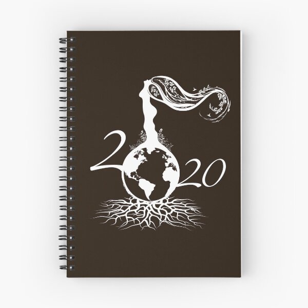 Item preview, Mother Earth 2020 - White Outline On Brown designed and sold by serenaking.