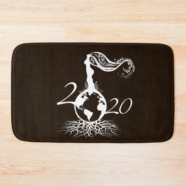 Item preview, Mother Earth 2020 - White Outline On Brown designed and sold by serenaking.